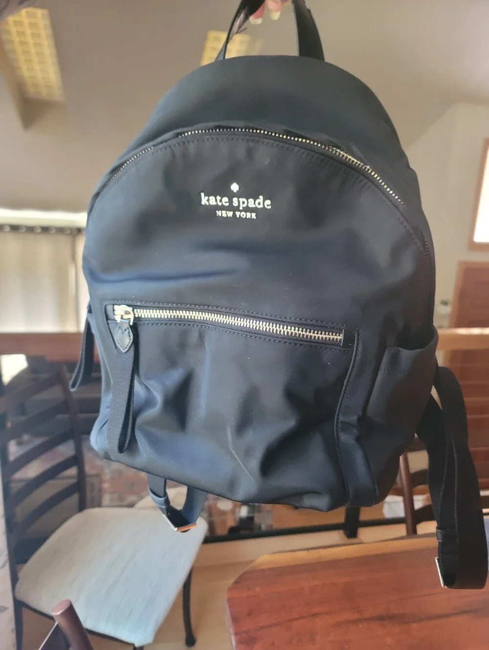 Kate Spade Black Nylon Backpack - Picture 12 of 14
